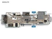 Cherokee Arctic Wolf 3650SUITE Floorplan Image