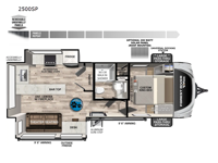 Vibe 2500SP Floorplan Image