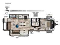 Vibe 2800RL Floorplan Image