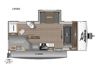 Jay Feather Air 19MBS Floorplan Image