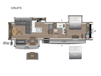 Eagle 335LSTS Floorplan Image