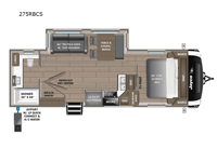 Eagle HT 275RBCS Floorplan Image