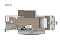 Jay Flight SLX 245BHSW Floorplan Image