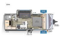 Campsite Reserve 20AK Floorplan Image