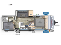Campsite Reserve 23LM Floorplan Image