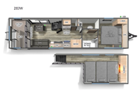 Campsite Reserve 20JW Floorplan Image