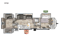 Puma Destination 39PQB Floorplan Image
