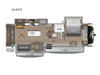 Eagle 321RSTS Floorplan Image