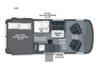 Revel Sport 44C Floorplan Image