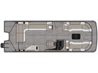 Excalibur LTD - 25 FT Cruise Rear Bench Floorplan Image