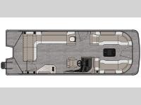 Excalibur LTD - 25 FT Cruise Rear Bench Floorplan Image