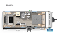 Cherokee Grey Wolf Black Label 20RDSEBL Floorplan Image