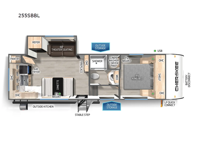 Cherokee Black Label 255SBBL Floorplan Image