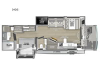 FR3 34DS Floorplan Image
