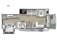 FR3 Plus 33Z Floorplan Image