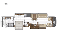 King Aire 4531 Floorplan Image