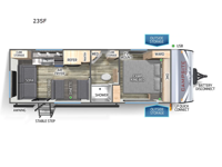 Campsite Reserve 23SF Floorplan Image