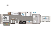 Palazzo GT 33.5 Floorplan Image