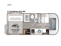 Compass AWD 22MT Floorplan Image