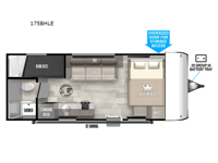 Wildwood FSX 175BHLE Floorplan Image