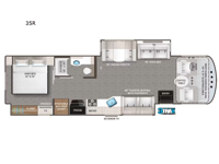 Hurricane 35R Floorplan Image
