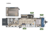 Puma 345BHL Floorplan Image