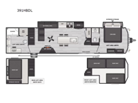 Retreat 391HBDL Floorplan Image
