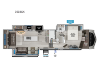 Influence 3503GK Floorplan Image