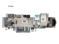 Influence 3704BH Floorplan Image