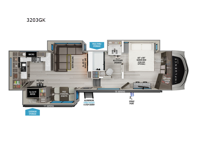 Influence 3203GK Floorplan Image