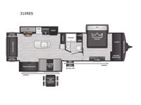 Bullet 310RES Floorplan Image