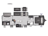 Bullet 330BKQ Floorplan Image