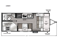 Apex Nano 186BH Floorplan Image