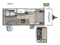 Puma Camping Edition 20BHCE Floorplan Image