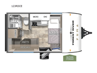 Puma Camping Edition 123RDCE Floorplan Image