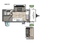Puma Camping Edition 18BHCE Floorplan Image