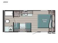 Kingsport Super Lite 189DD Floorplan Image