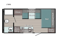 Kingsport Super Lite 178RB Floorplan Image