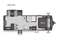 Bullet Crossfire 266RLSWE Floorplan Image
