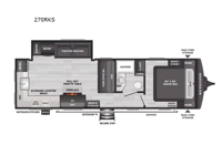 Bullet Crossfire 270RKS Floorplan Image