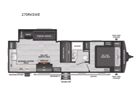 Bullet Crossfire 270RKSWE Floorplan Image