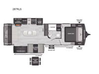 Bullet Crossfire 287RLS Floorplan Image