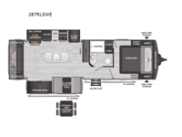 Bullet Crossfire 287RLSWE Floorplan Image