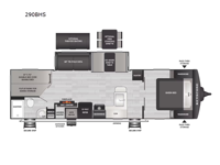 Bullet Crossfire 290BHS Floorplan Image