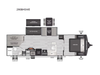 Bullet Crossfire 290BHSWE Floorplan Image