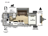 R Pod RP-185 Floorplan Image