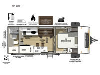 R Pod RP-207 Floorplan Image