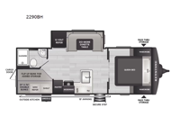 Bullet Crossfire 2290BH Floorplan Image