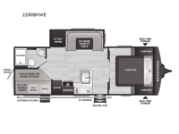 Bullet Crossfire 2290BHWE Floorplan Image