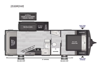 Bullet Crossfire 2530RDWE Floorplan Image